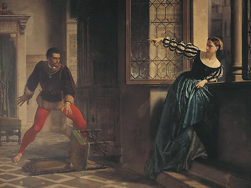 1836-Alessandro Focosi - Alessandro de' Medici e Luisa Strozzi - Pinacoteca di Brera, Milano
